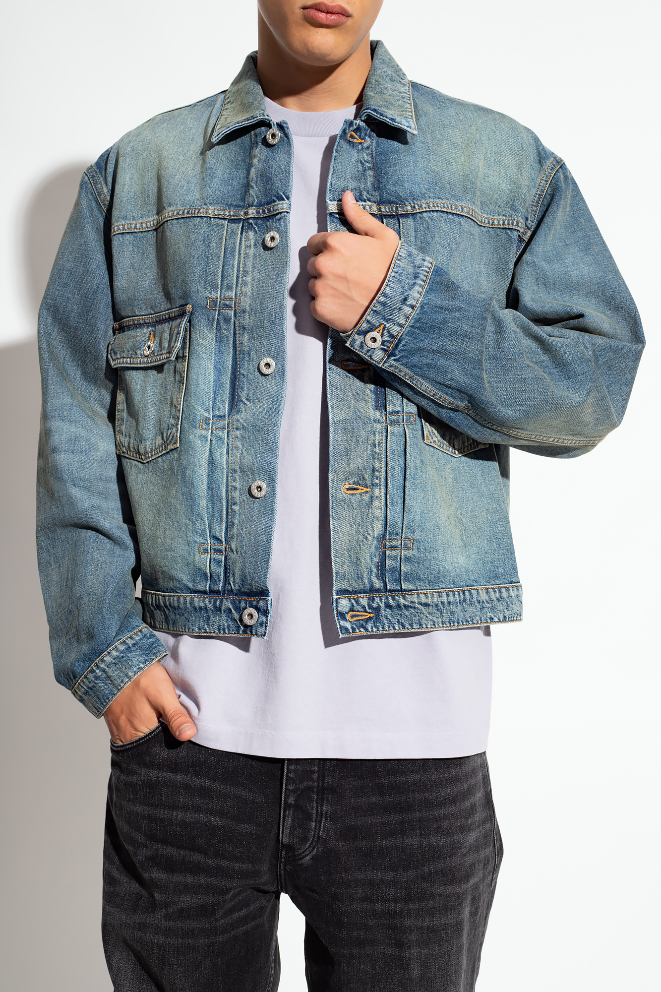 Kenzo denim hot sale jacket mens